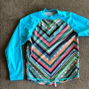 Kids Surf Rash Guard Long Sleeve Shirt